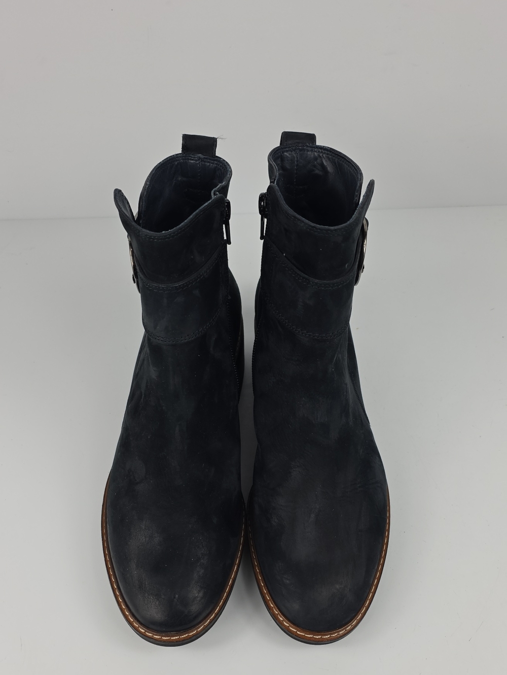 Paul Green Dark Suede Women's Ankle Boots Size Uk 5.5 - US 8 - Picture 5 of 11